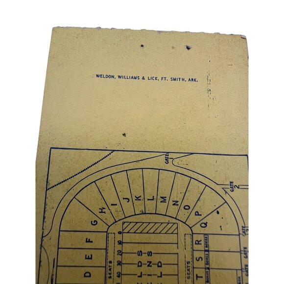 1959 Georgia Tech vs Tennessee Football Ticket Stub Shields-Watkins Field Oct 10 - Picture 4 of 7